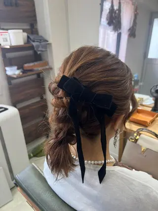 ミディアム ヘアアレンジ 山室 敬義のヘアスタイル