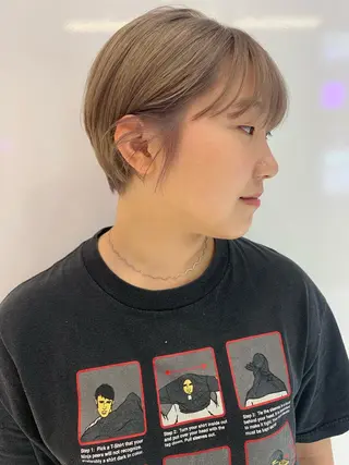 ショート カラー share salon JAM 吉祥寺所属・レイヤー/ブリーチ HIKARU ♡のヘアスタイル