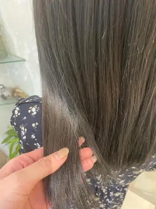 カラー 髪質改善カラー🤍 エクステ✨君島由実子のヘアスタイル