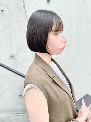 ショート カラー ショートボブ縮毛矯正 髪質改善のプロ山道潤のヘアスタイル