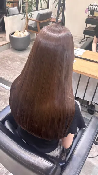 ロング 縮毛矯正得意です🉐 ♡のぐちまおのヘアスタイル