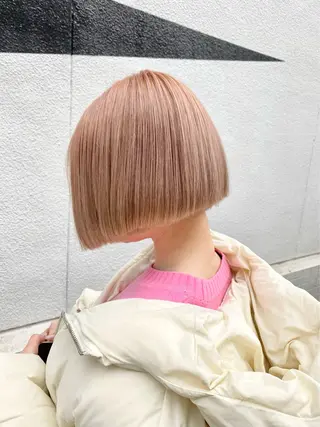 ショート カラー GLOSS♡ ヤマガミコウジのヘアスタイル