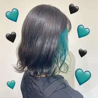 ミディアム カラー 韓国ヘア特化 💟 ララア 💟のヘアスタイル