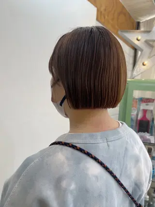 ショート カラー KANA/ボブ/ インナーカラー/艶髪のヘアスタイル