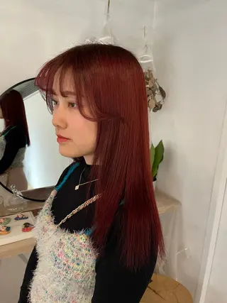 カラー ボブ/レイヤー /河内温太のヘアスタイル