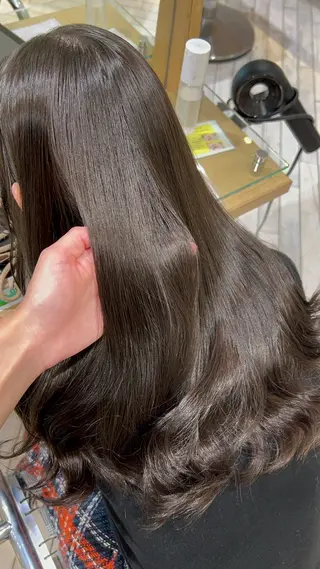 ロング カラー サエ💎白楽 ブリーチモデル募集中のヘアスタイル