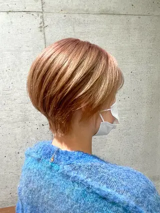 ショート カラー B.Chance カラーリスト　ペーのヘアスタイル