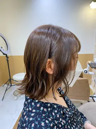 ミディアム 坂井 茅聖のヘアスタイル