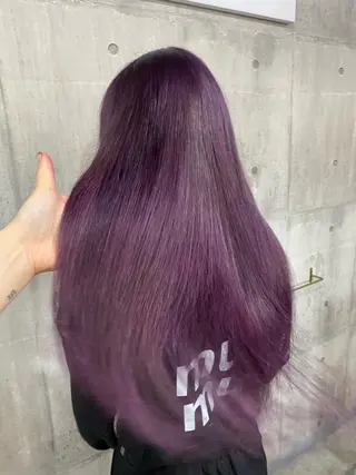 セミロング カラー SHURI❤️🔥 中/韓mix ♡のヘアスタイル