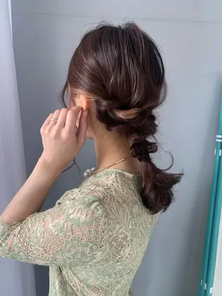 ミディアム ヘアアレンジ flocci🌙 フロクシのヘアスタイル