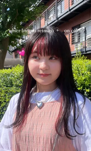 セミロング カラー ショート✂︎ ゆるパーマKANOのヘアスタイル