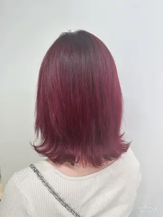 ミディアム カラー 🪄池袋ハイトーン 🪄ブリーチカラーのヘアスタイル