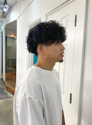 パーマ メンズ 🤎カット/ブリーチ /縮毛矯正/大宮🤎のヘアスタイル
