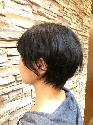 ショート パーマ 本多 美羽のヘアスタイル