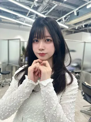 ミディアム ace 梅田所属・地毛風ストレート/ 髪質改善/kokiのヘアスタイル