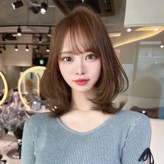 ミディアム 🎀𝑆𝐴𝑅𝐴 /レイヤーカット🎀のヘアスタイル