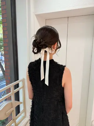 ヘアアレンジ 髪質改善”艶"カラー 🤍Hono🐶のヘアスタイル