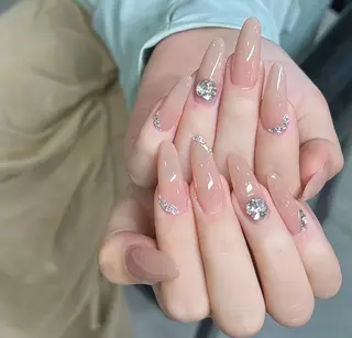 ネイル 🎀彩羽チップ 長さだし専門🎀のネイルデザイン