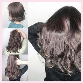 ミディアム カラー パーマ ヘアアレンジ 🫧代表/新宿駅近/ 限定価格🫧田辺貴裕のヘアスタイル