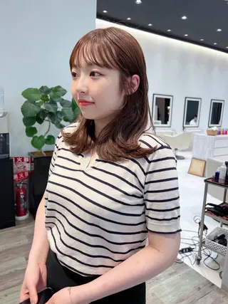 カラー k-twoあべのキューズモール店所属・♡ktwoかな /透明感カラーのヘアスタイル