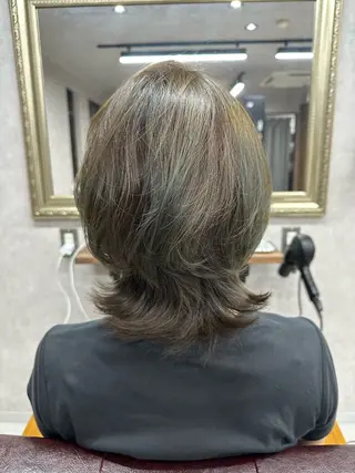 ミディアム カラー Lien 深井店のヘアスタイル