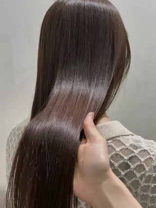 ロング カラー ブリーチカラーモデル ダブルカラー✨ななほのヘアスタイル