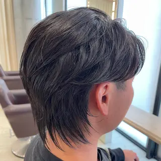 ショート パーマ メンズ ⚾️横浜メンズカット 阿部龍馬🍺🍔のヘアスタイル