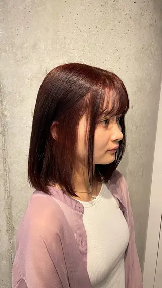 ショート カラー ミルクティーベージュ 新潟万代/MANA♡のヘアスタイル