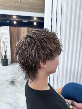 パーマ メンズ 椎木 琉聖のヘアスタイル