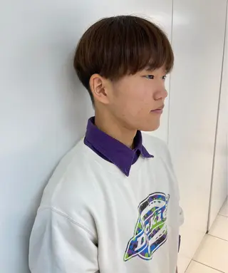 メンズ 🍮中山詩乃🍮顔 まわりデザイン◎のヘアスタイル