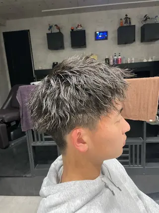 ショート パーマ メンズ メンズカット/ マッシュ/颯太のヘアスタイル