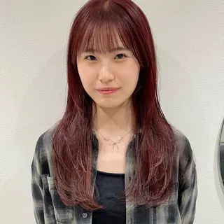 ロング カラー 🍊暖色×顔周り 🍊cocoroのヘアスタイル