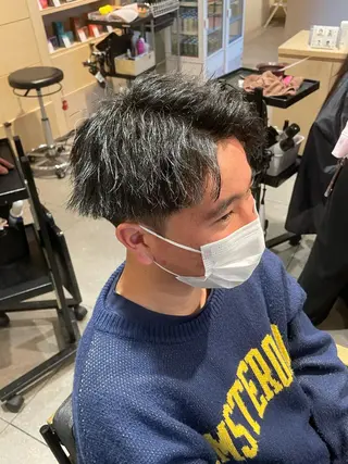 メンズ Le'a所属・渋谷/フェード/ 國分 翔のヘアスタイル