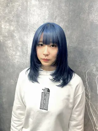 ミディアム 【.ico】心斎橋 飛田ゆうきのヘアスタイル