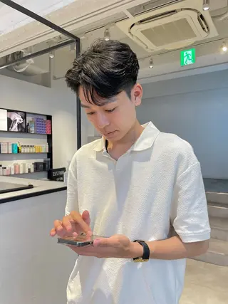 ショート パーマ メンズ 🇰🇷カルマパーマ kaito🇰🇷のヘアスタイル