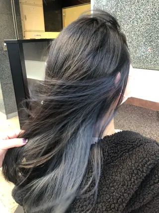 ロング カラー 韓国/インナーカラー 🍑YUI🍑のヘアスタイル