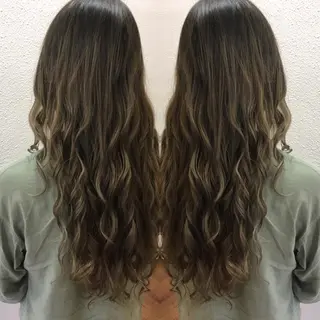 ロング カラー 髪質改善/美髪矯 正ヤマモトハルキのヘアスタイル