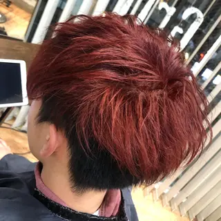 カラー メンズ ハイトーンカラー 🍬Rinka🍬のヘアスタイル