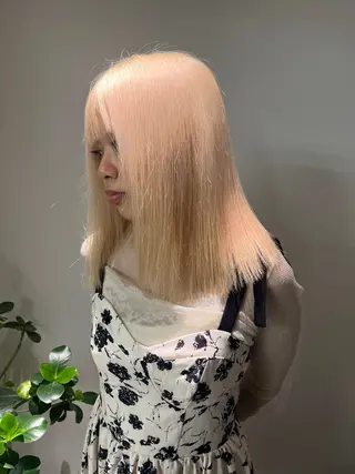 セミロング 小田 輝太郎のヘアスタイル