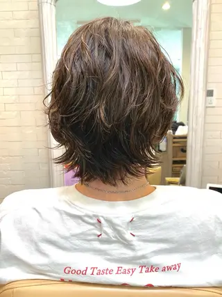 ショート メンズ 桑原 菜摘のヘアスタイル