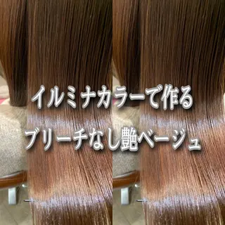 ミディアム カラー 縮毛矯正/髪質改善/ 石橋代智のヘアスタイル