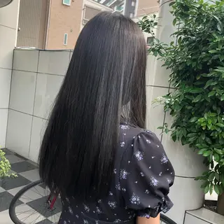 ロング カラー 山崎 絵莉香のヘアスタイル