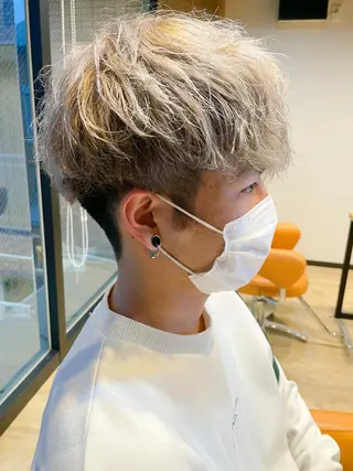 ショート カラー 髪質改善/ブリーチ 田代 龍我のヘアスタイル