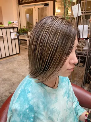 ミディアム カラー 新田龍之輔 →メンズ/派手髪のヘアスタイル