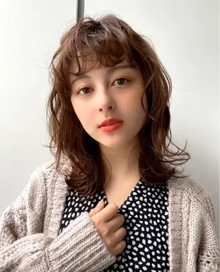 ミディアム 愛されヘア♪ 大森春奈のヘアスタイル