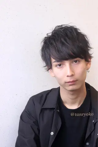 ショート カラー メンズ 心斎橋🤍韓国.美眉 パリジェンヌ R..のマツエク・マツパデザイン