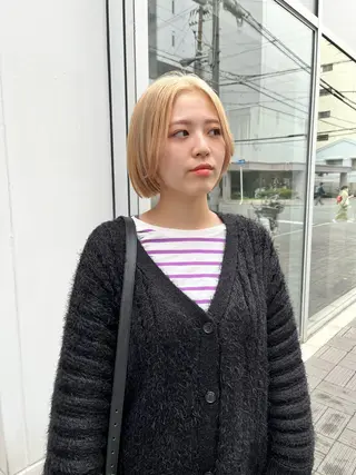 ショート カラー ショート/パーマ/ カラー/FUKOのヘアスタイル