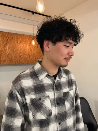 パーマ メンズ 暖色/パーマ 🌼クニトウメイのヘアスタイル