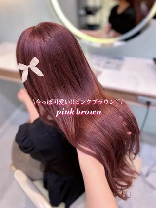 カラー ベージュ⌇﻿暖色⌇﻿ 𝐀𝐤𝐚𝐫𝐢のヘアスタイル