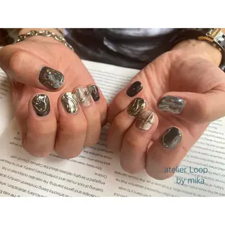ネイル atelierLoopbyshiho所属・atelier Loop♪MIKAのネイルデザイン